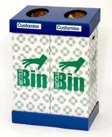 Office Twin Recycling Bin