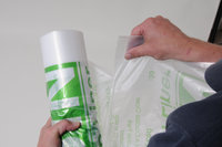 Big Bin Office Recycling Liners Clear Tough Strong  760mm x 1060mm
